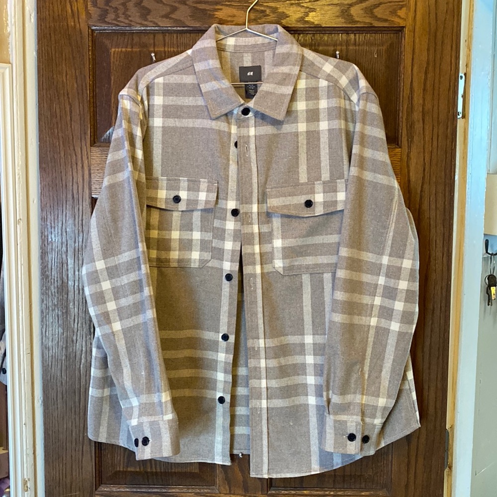 H&M flannel over shirt/shacket